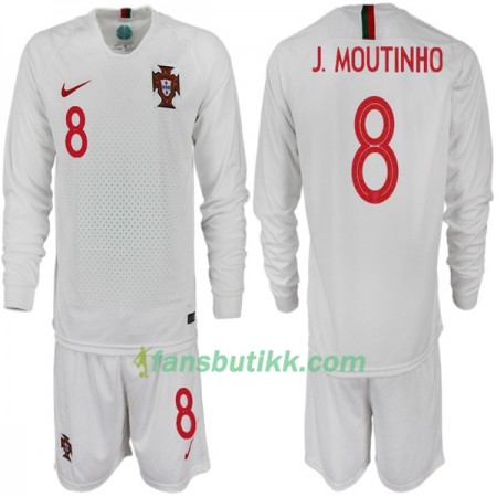 Fotball-VM 2018 Portugal drakt J. MOUTINHO 8 Barn Bortetrøye Langermet